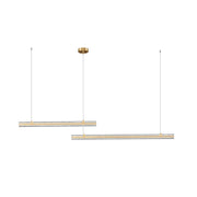 Linear Ribbon Island Pendant Light - Vakkerlight