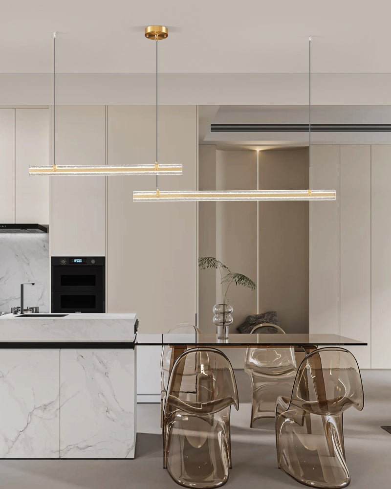 Linear Ribbon Island Pendant Light - Vakkerlight