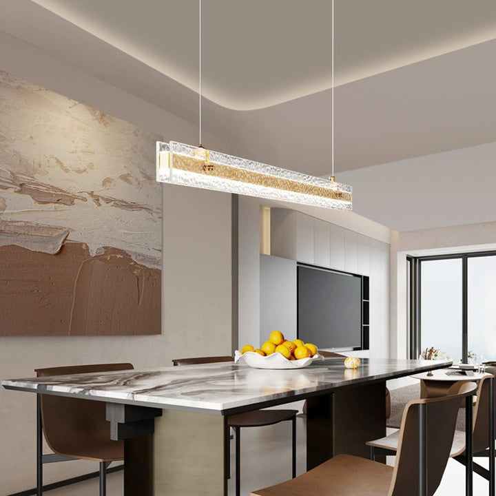 Linear Ribbon Island Pendant Light - Vakkerlight