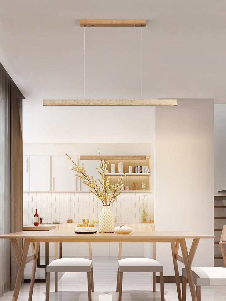 Linear Travertine Pendant Lamp - Vakkerlight