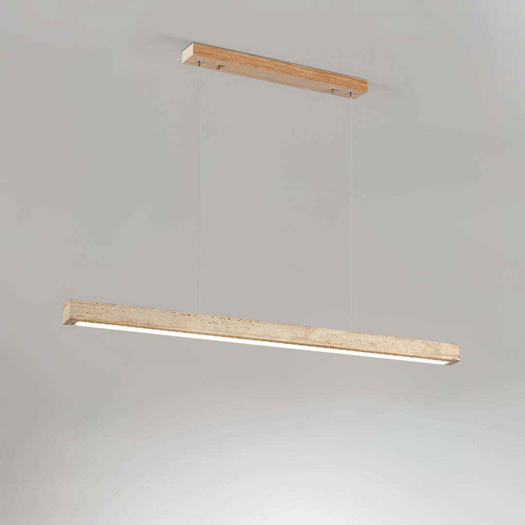 Linear Travertine Pendant Lamp - Vakkerlight