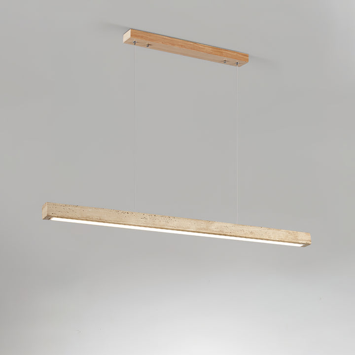 Linear Travertine Pendant Lamp - Vakkerlight