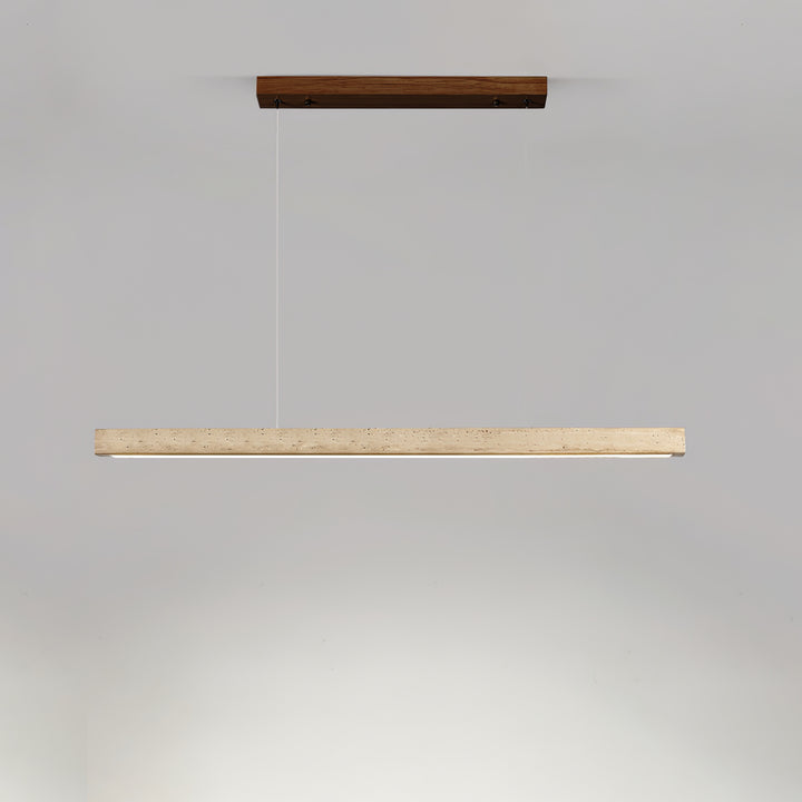 Linear Travertine Pendant Lamp - Vakkerlight