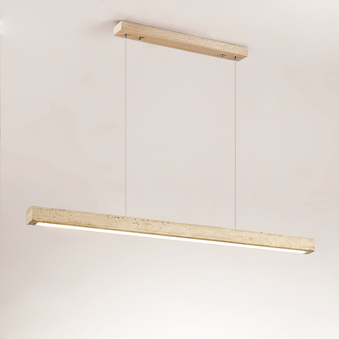 Linear Travertine Pendant Lamp - Vakkerlight