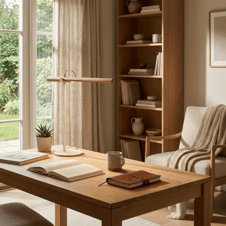 Linear Wood Bar Desk Lamp - Vakkerlight