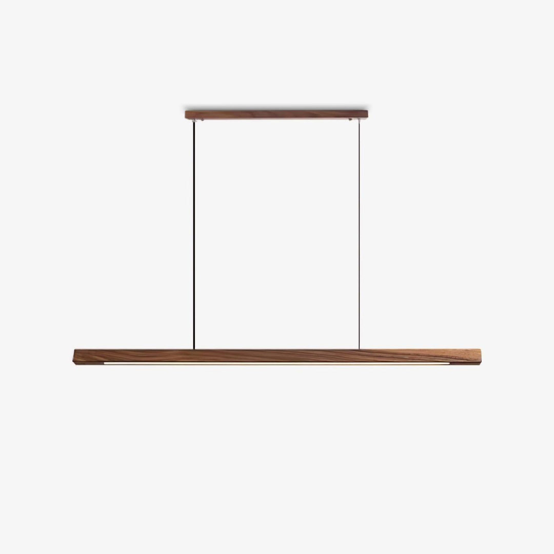 Linear Wooden Pendant Light - Vakkerlight