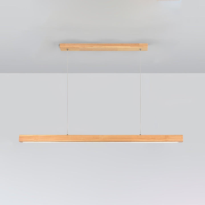 Linear Wooden Pendant Light - Vakkerlight