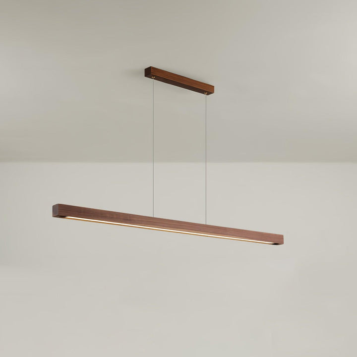 Linear Wooden Pendant Light - Vakkerlight