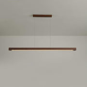 Linear Wooden Pendant Light