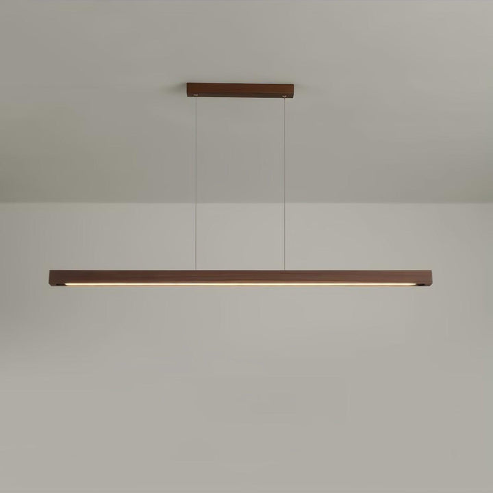 Linear Wooden Pendant Light - Vakkerlight