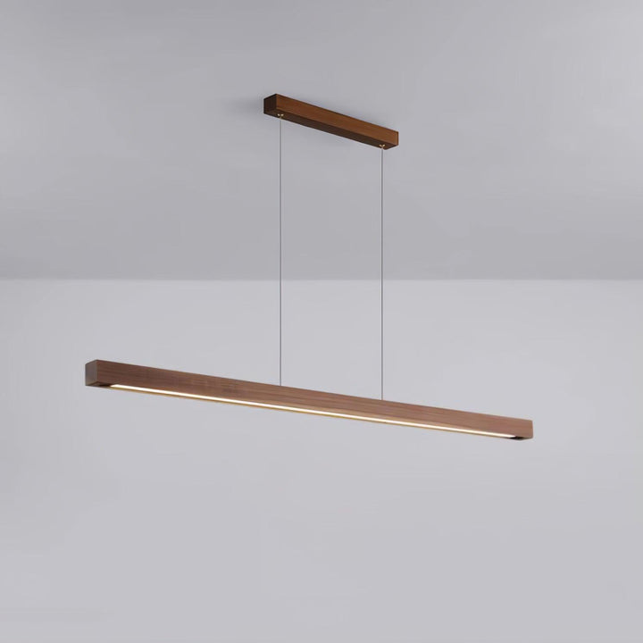 Linear Wooden Pendant Light - Vakkerlight