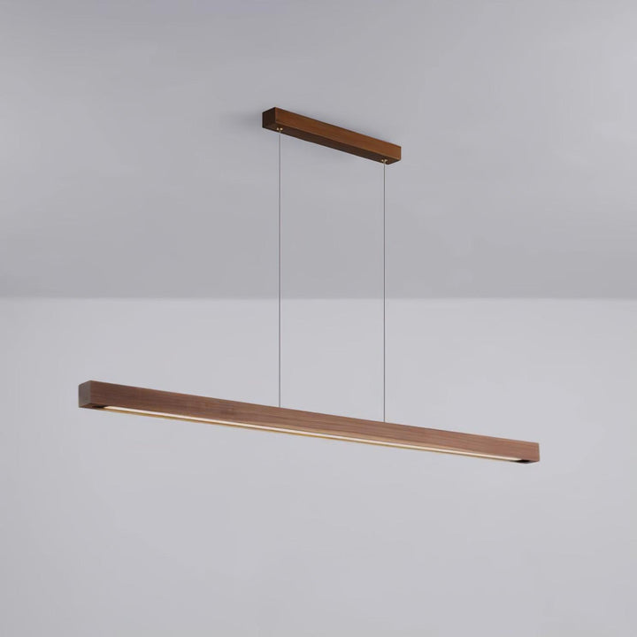 Linear Wooden Pendant Light - Vakkerlight