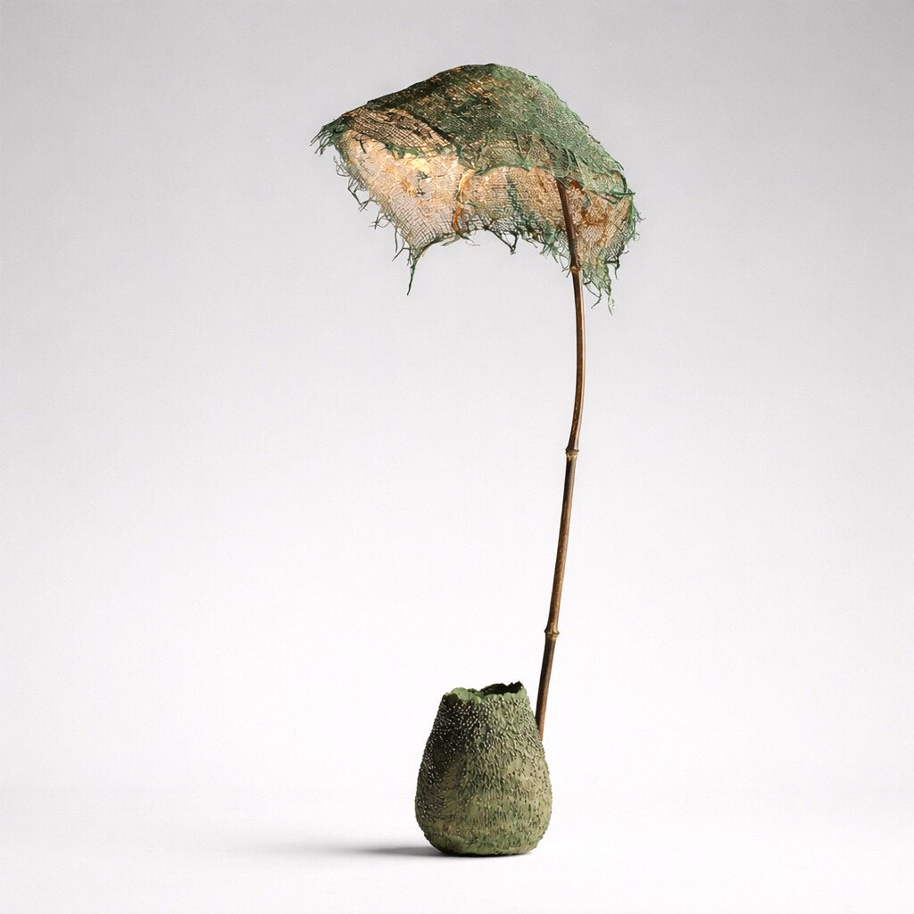 Linen Canopy Floor Lamp - Vakkerlight