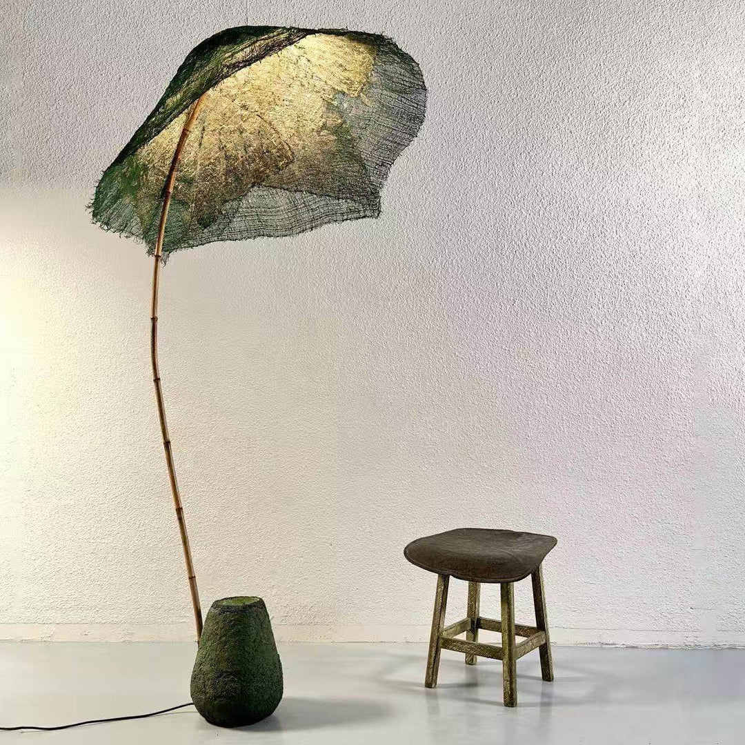 Linen Canopy Floor Lamp - Vakkerlight