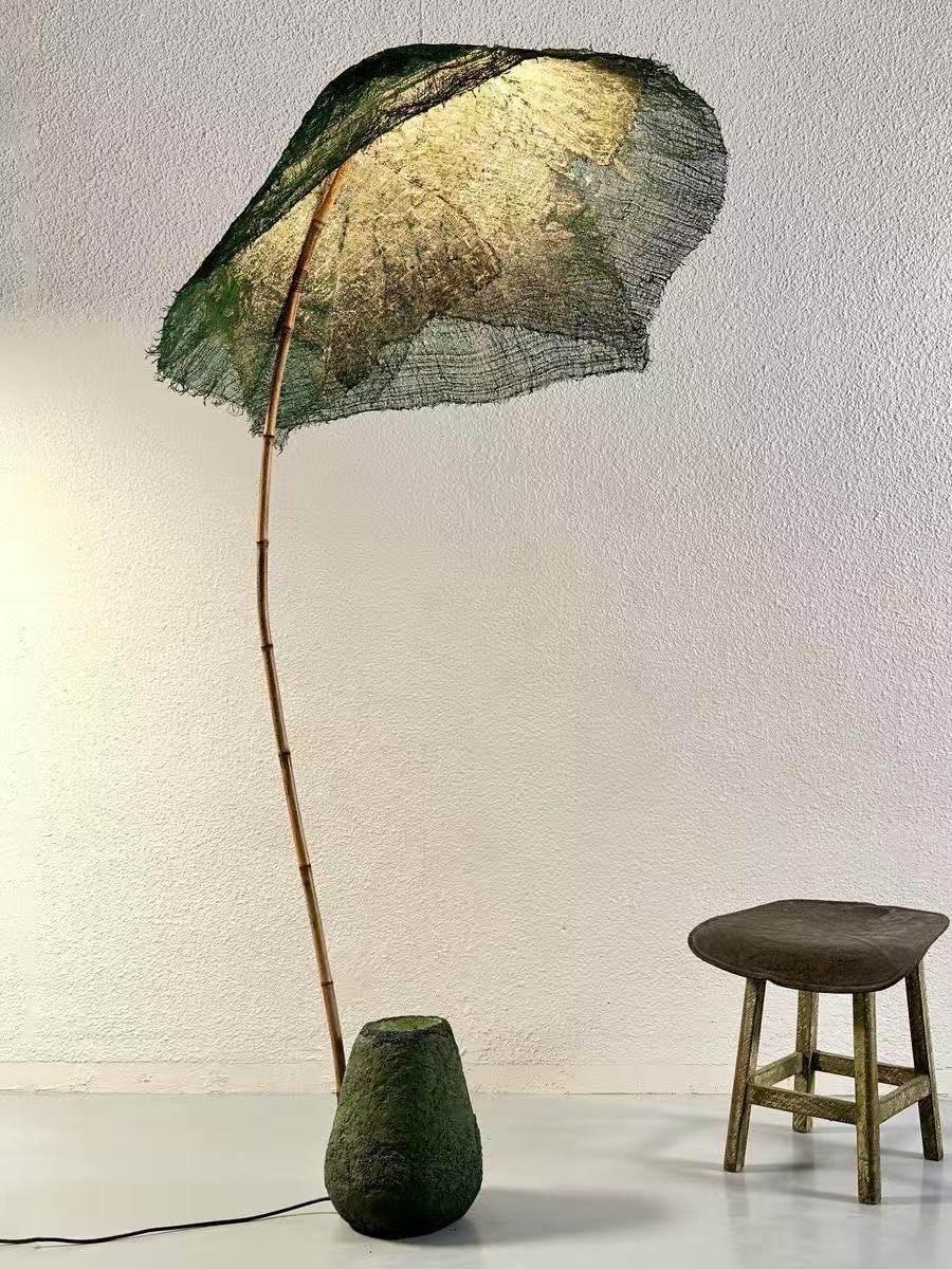 Linen Canopy Floor Lamp - Vakkerlight