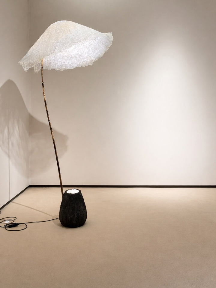 Linen Canopy Floor Lamp - Vakkerlight