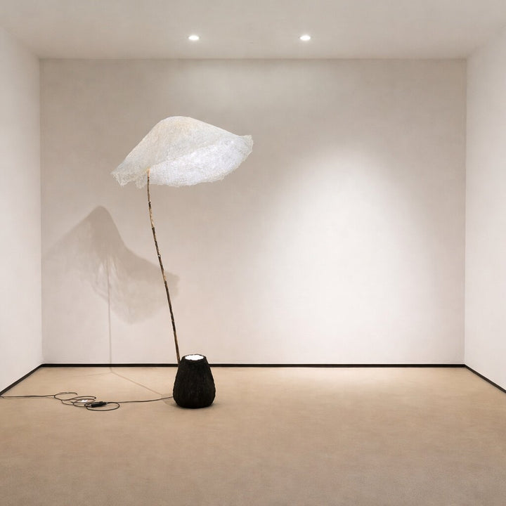 Linen Canopy Floor Lamp - Vakkerlight
