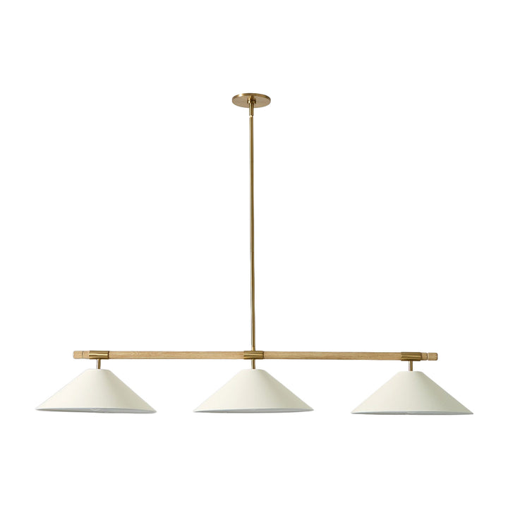 Linen Cone Linear Chandelier - Vakkerlight