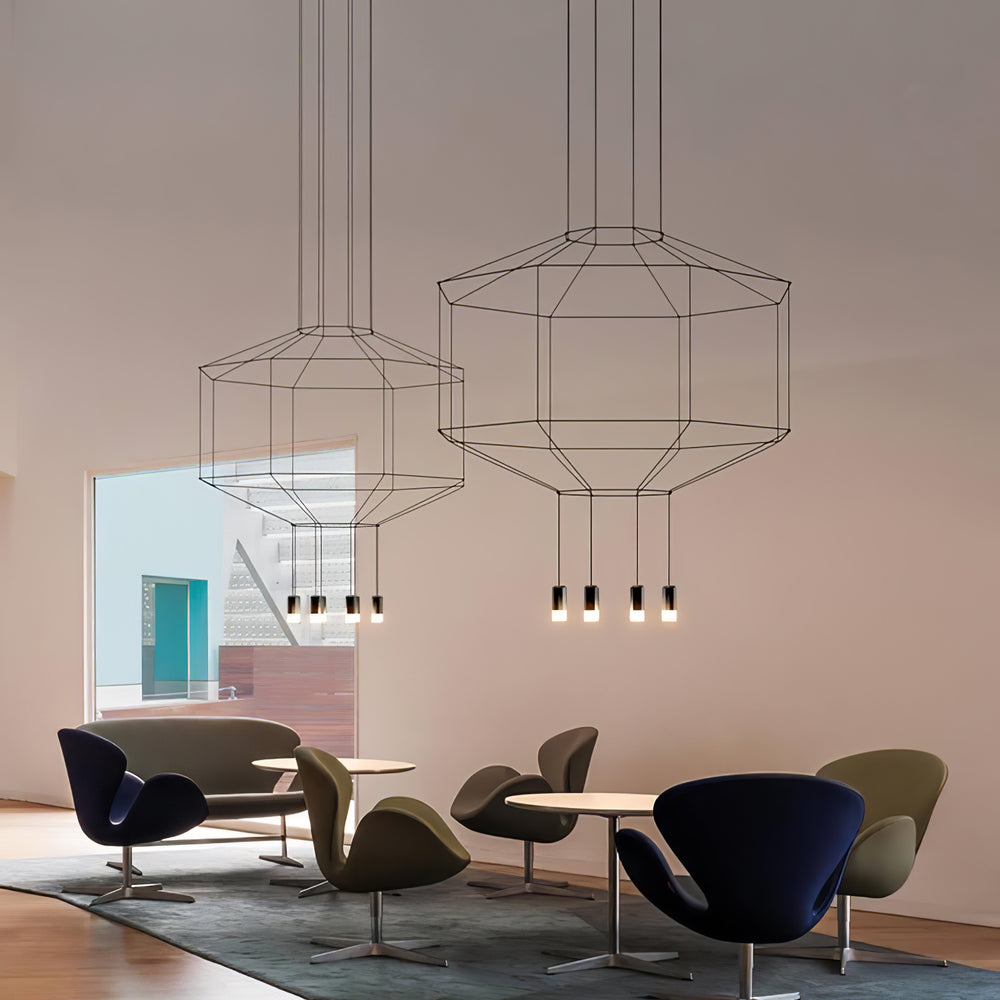 Geometric Lines Pendant Lamp - Vakkerlight