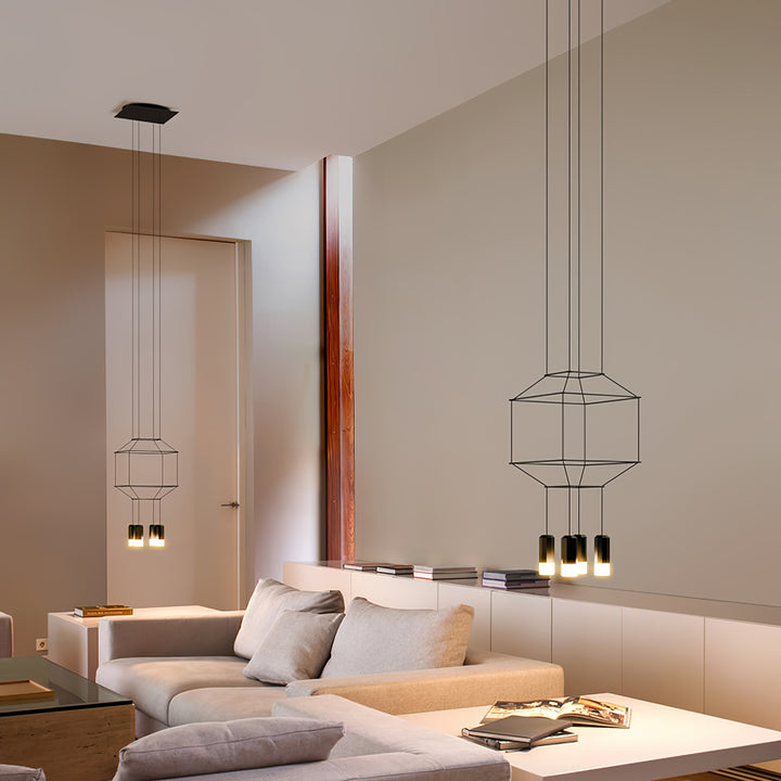 Geometric Lines Pendant Lamp - Vakkerlight