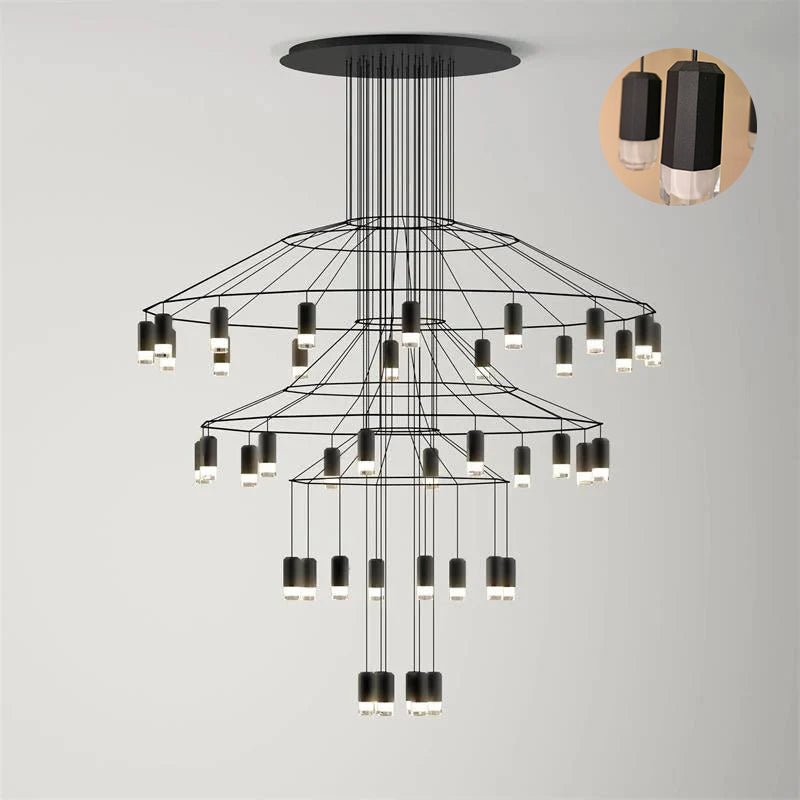 Lines Chandelier - Vakkerlight
