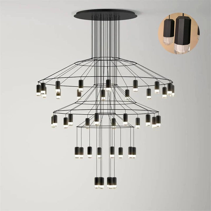 Lines Chandelier - Vakkerlight