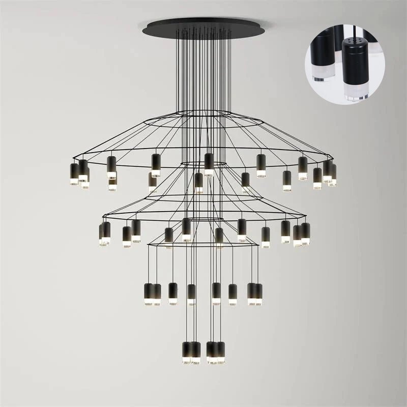 Lines Chandelier - Vakkerlight