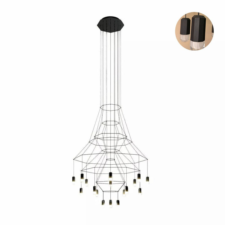 Lines Chandelier - Vakkerlight