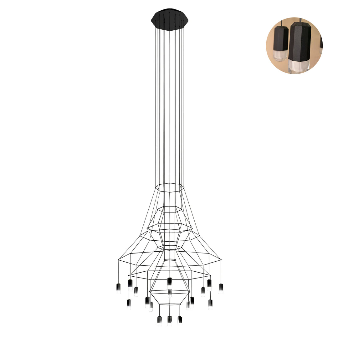Lines Chandelier - Vakkerlight