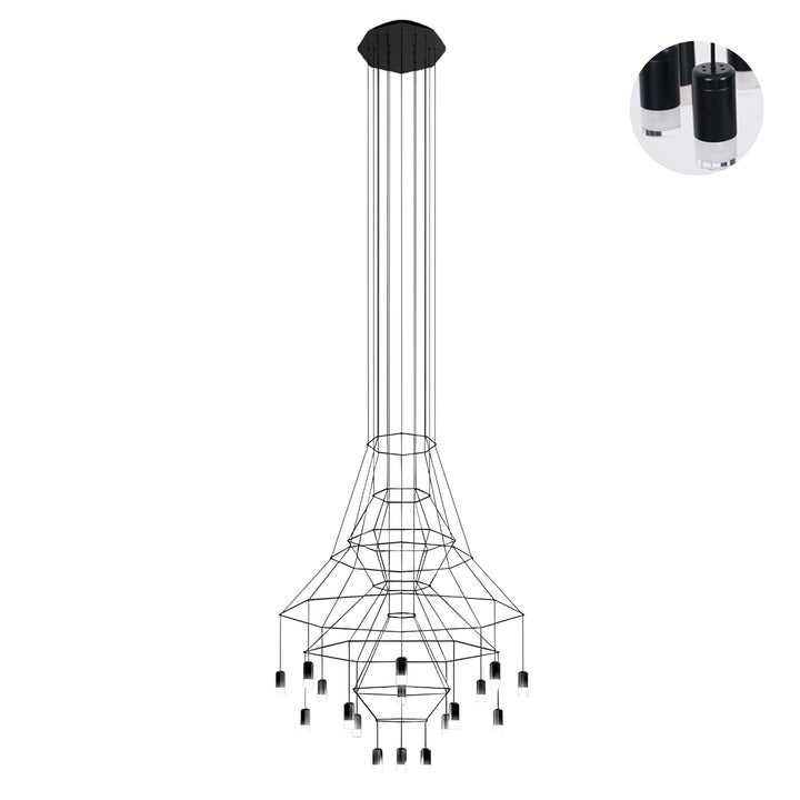 Lines Chandelier - Vakkerlight