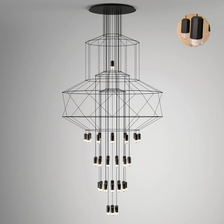 Lines Chandelier - Vakkerlight