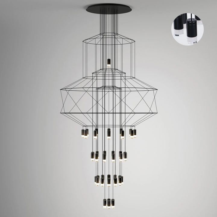 Lines Chandelier - Vakkerlight