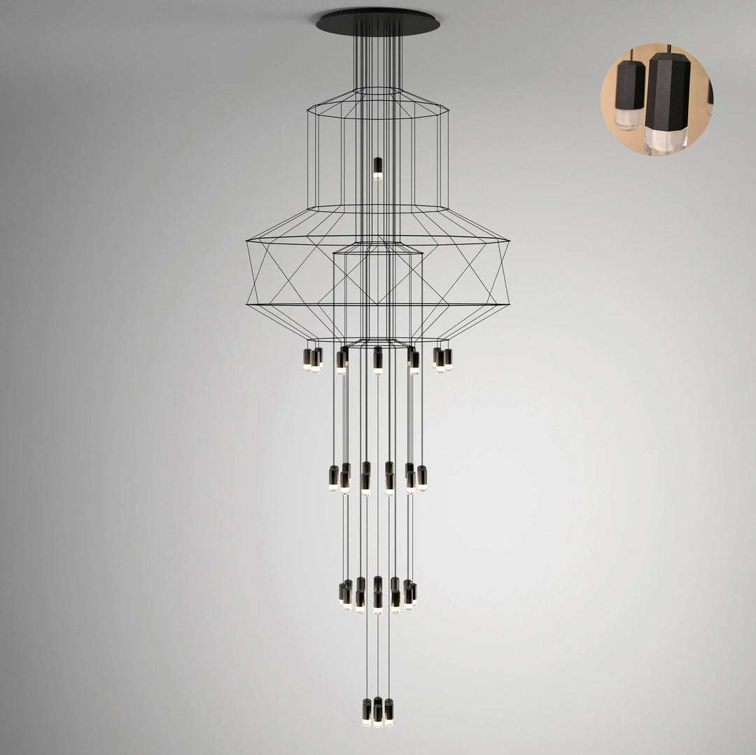 Lines Chandelier - Vakkerlight