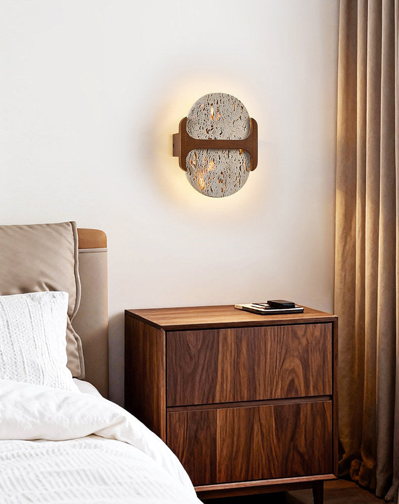 Liora Travertine Wall Light