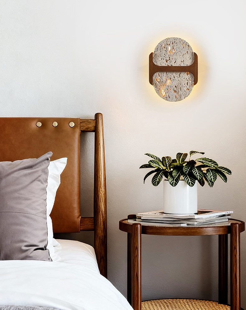 Liora Travertine Wall Light