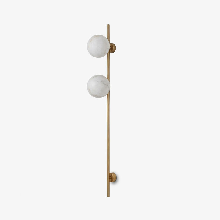Liora Alabaster Double Globe Wall Sconce