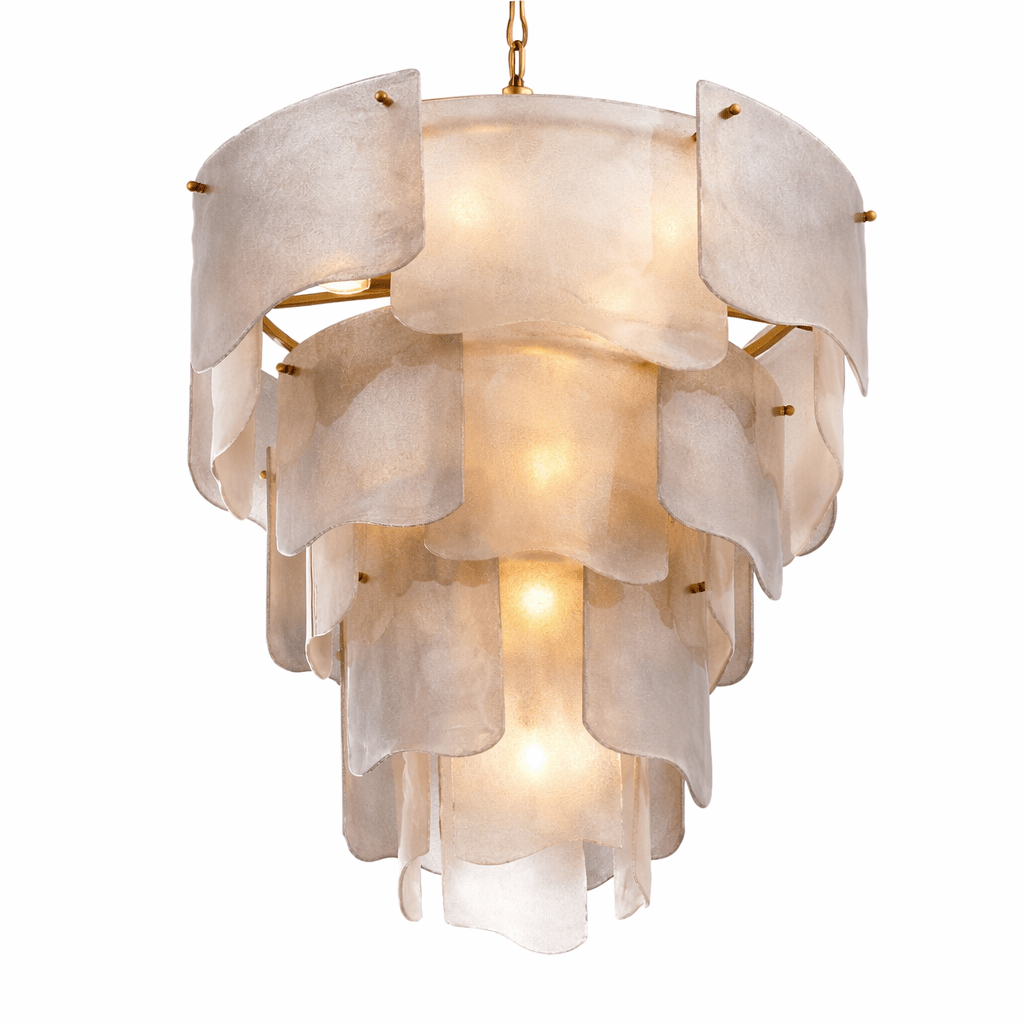 Liora Melted Glass Chandelier - Vakkerlight