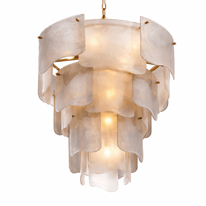 Liora Melted Glass Chandelier - Vakkerlight