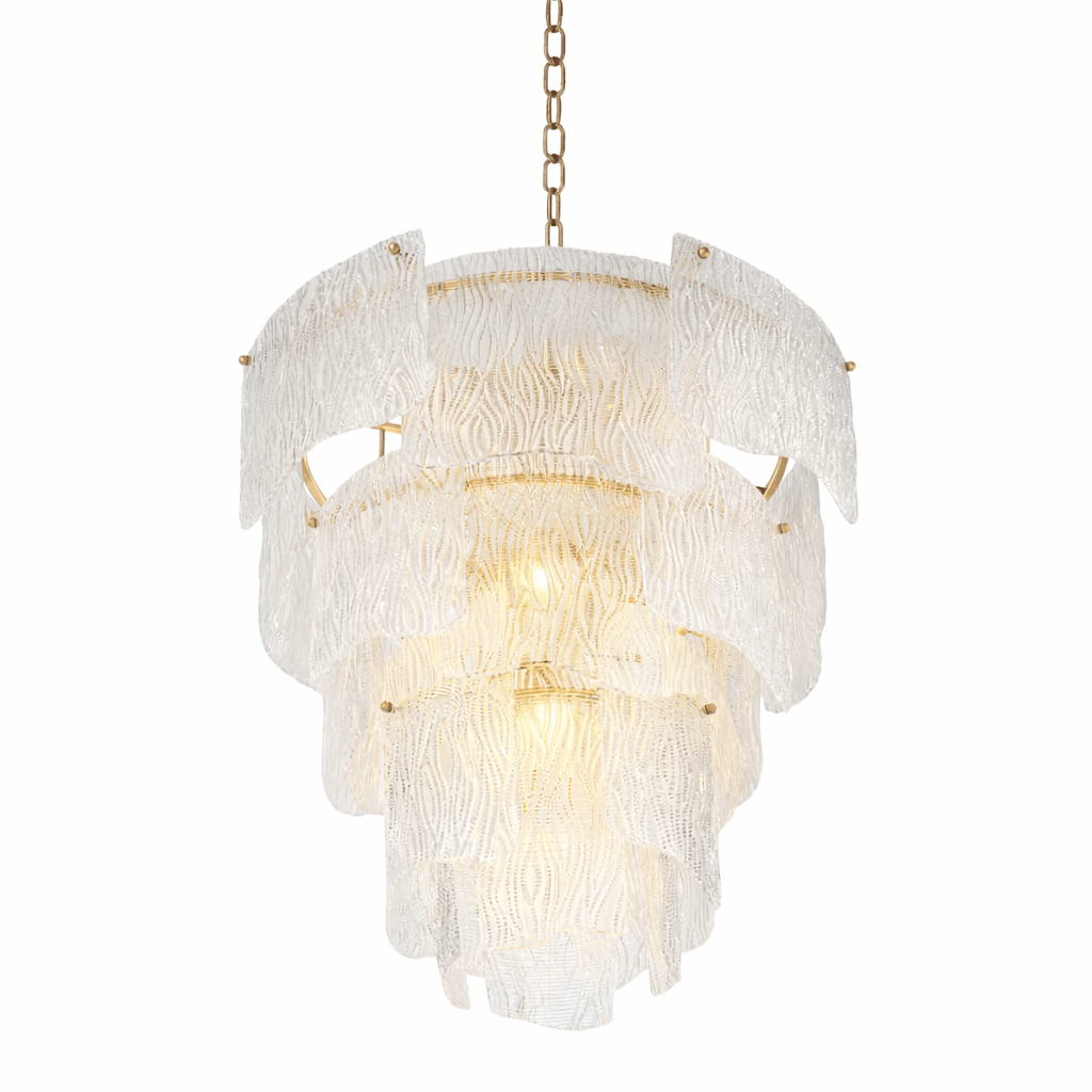 Liora Melted Glass Chandelier - Vakkerlight