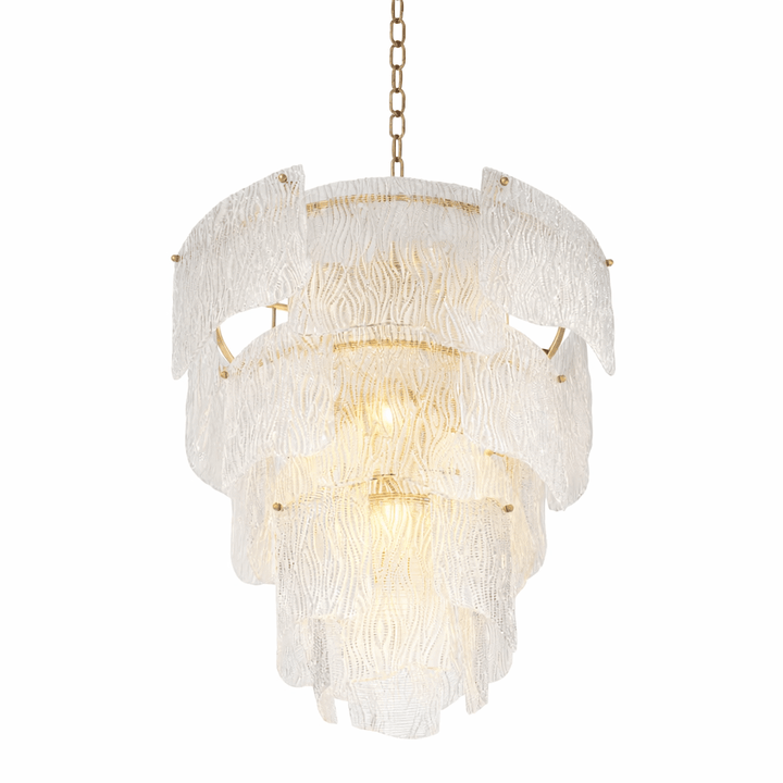 Liora Melted Glass Chandelier - Vakkerlight