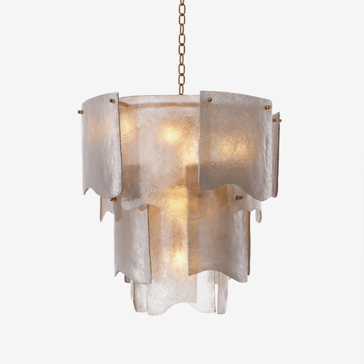 Liora Melted Glass Chandelier - Vakkerlight