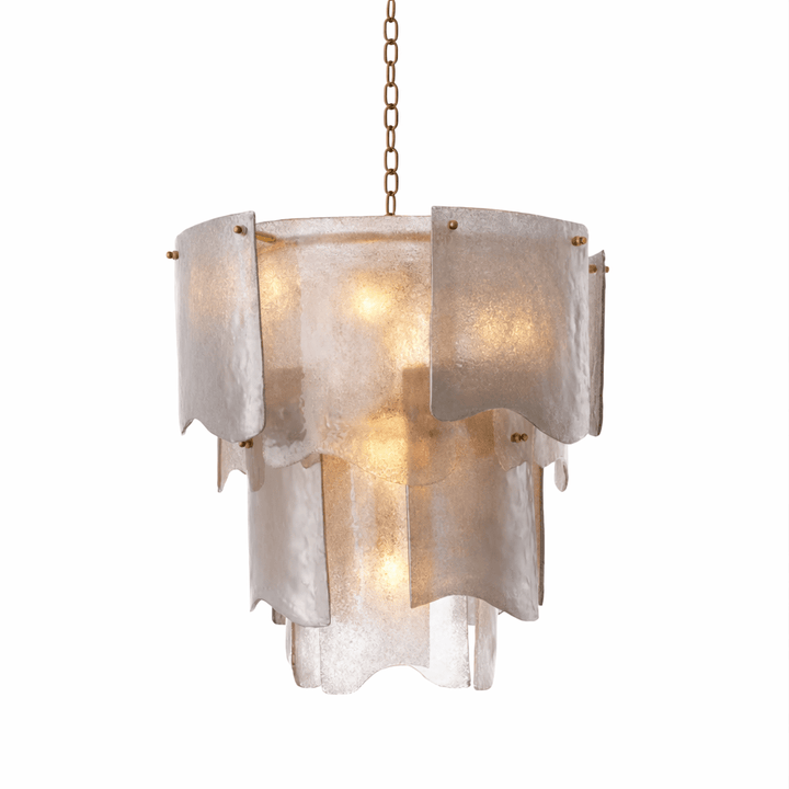 Liora Melted Glass Chandelier - Vakkerlight