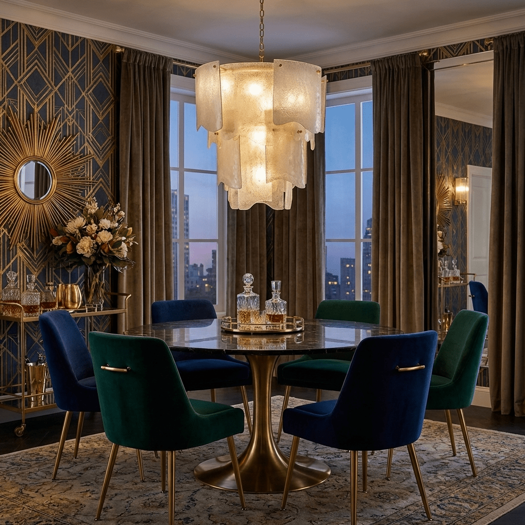 Liora Melted Glass Chandelier - Vakkerlight