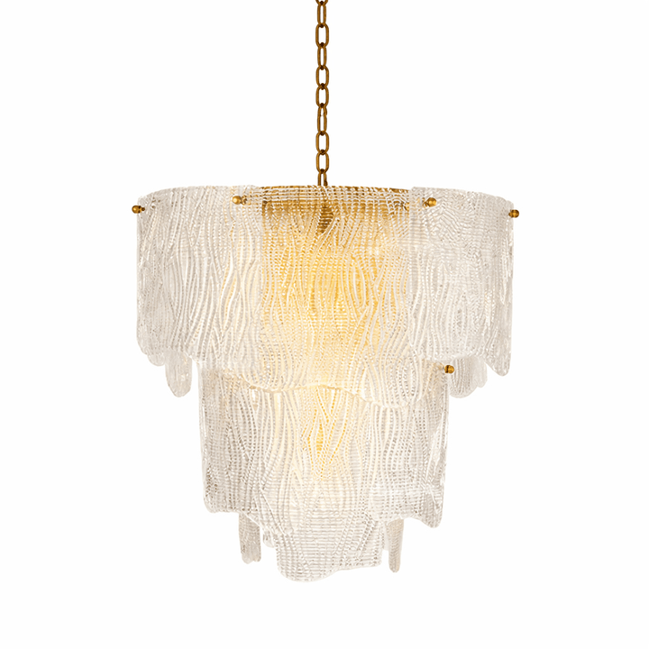 Liora Melted Glass Chandelier - Vakkerlight