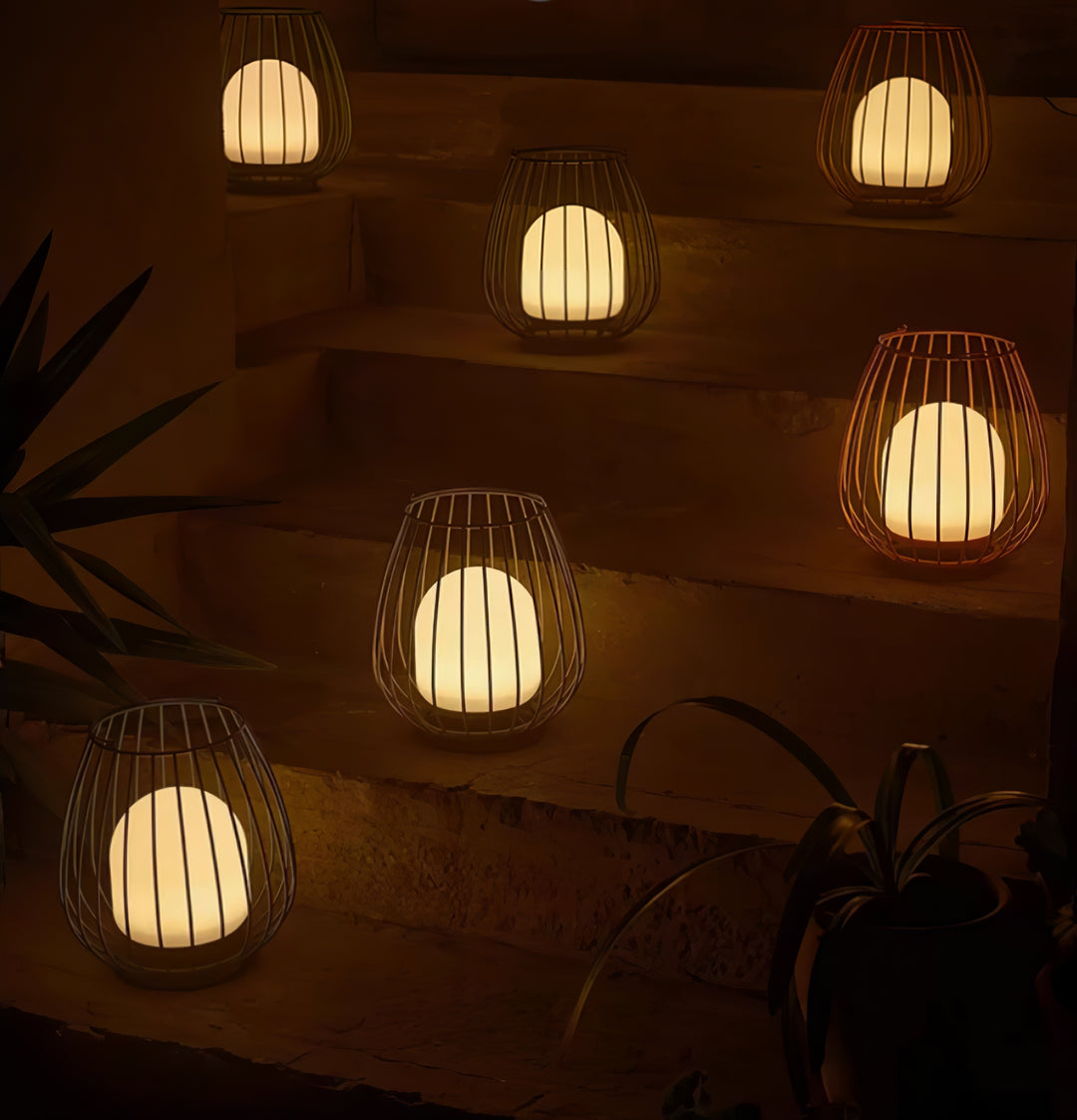 Liora Rechargeable Outdoor Lantern Light - Vakkerlight