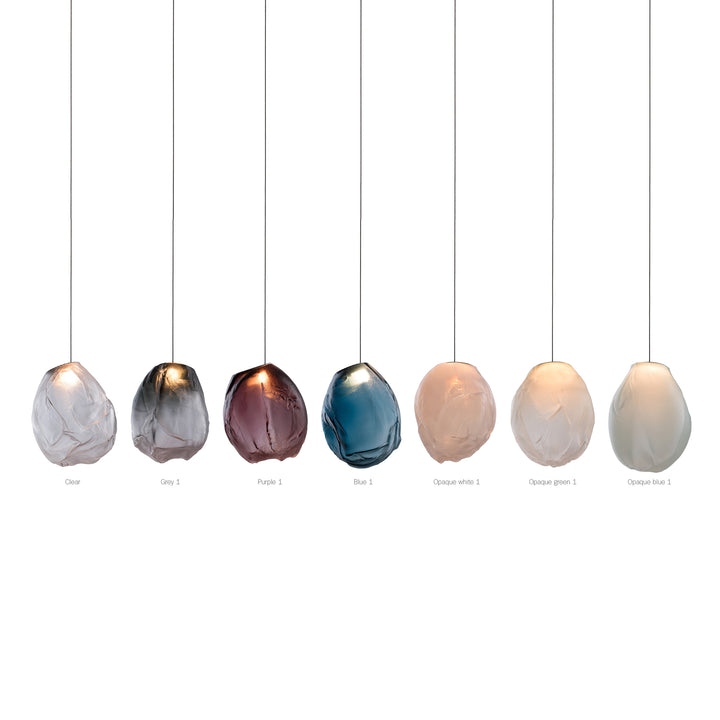 Liquid Glass Stone Pendant Light