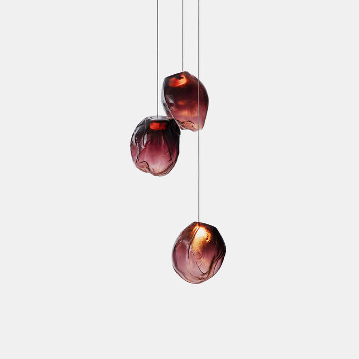 Liquid Glass Stone Pendant Light