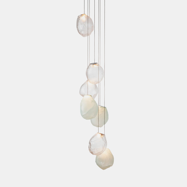 Liquid Glass Stone Pendant Light