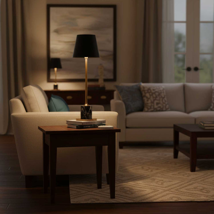 Lirio Mini Marble Table Lamp - Vakkerlight