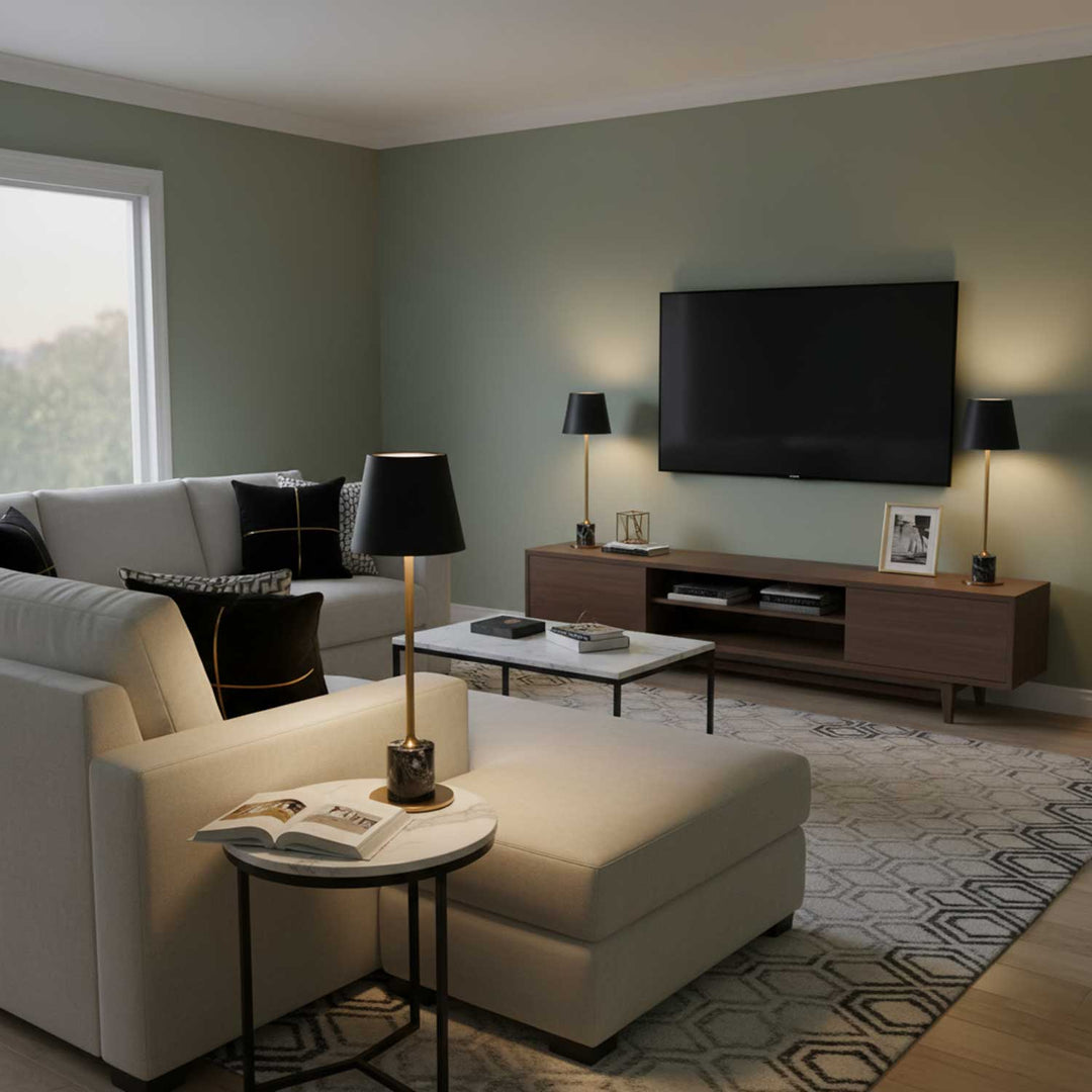 Lirio Mini Marble Table Lamp - Vakkerlight